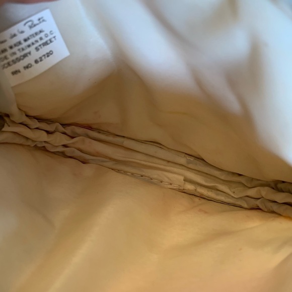 Oscar de la Renta Kisslock Floral Pouch Cosmetic Jewelry Travel Bag set of 3 - Picture 12 of 12